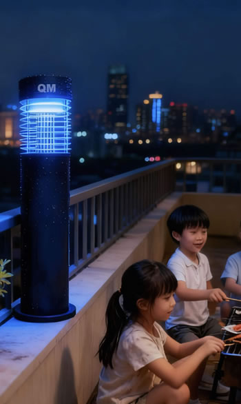 天台燒烤BBQ使用EO4000滅蚊燈