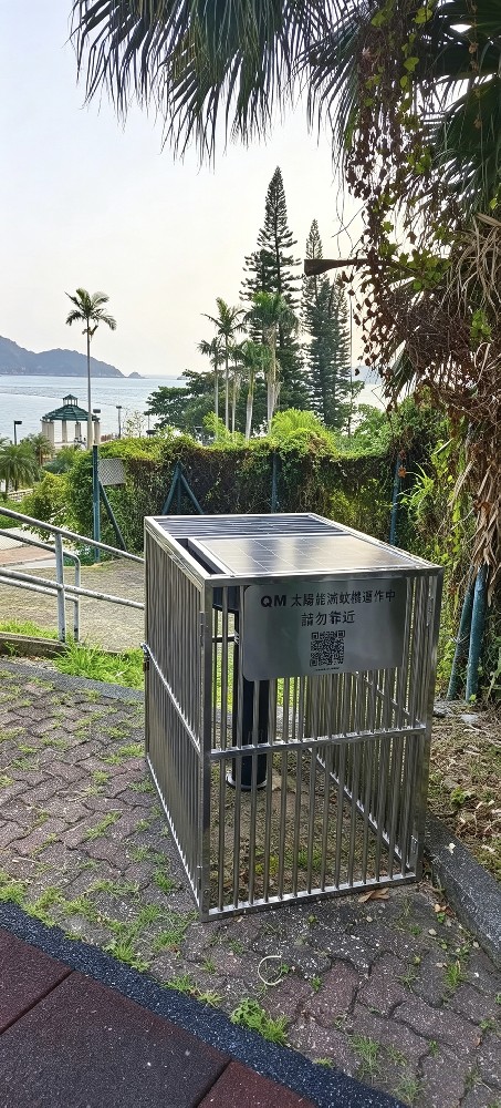 淺水灣沙灘太陽能滅蚊燈設備更新安裝工程
